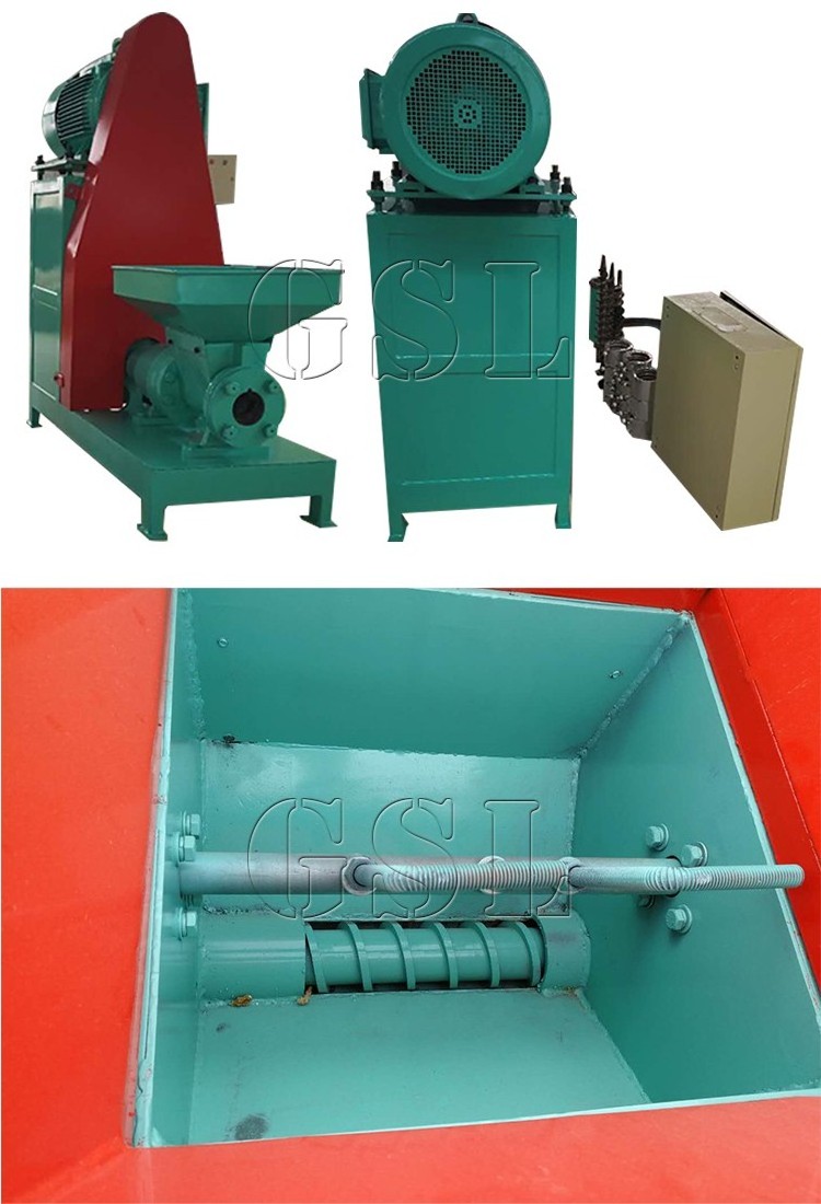 Automatic Waste Wood Recycling Sawdust Briquette Charcoal Making Machine