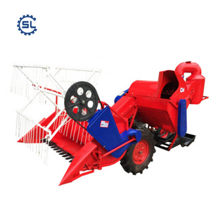 Mini rice harvester machine,High quality 4G100 wheat and rice reaper