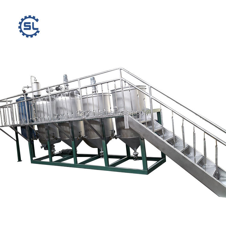 Factory Direct Selling Soybean Oil Refining Machine Palm Refinery Plant Mini Crude Cost