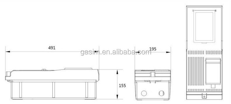 db box outdoor electric energy meter box 3 phase power distribution box