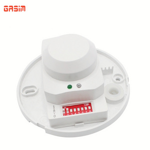 Ceiling Surface 12VDC Dry Contact Microwave Sensor Radar Sensor Switch for Lights