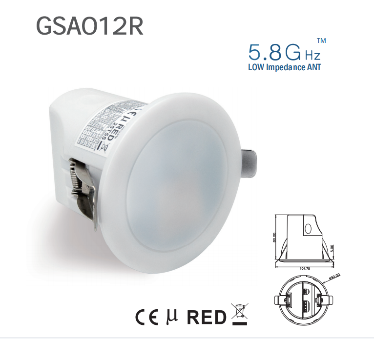 Small Movement Detection Occupancy Sensor Switch 12V 120-277VAC Presence Sensors for Lights