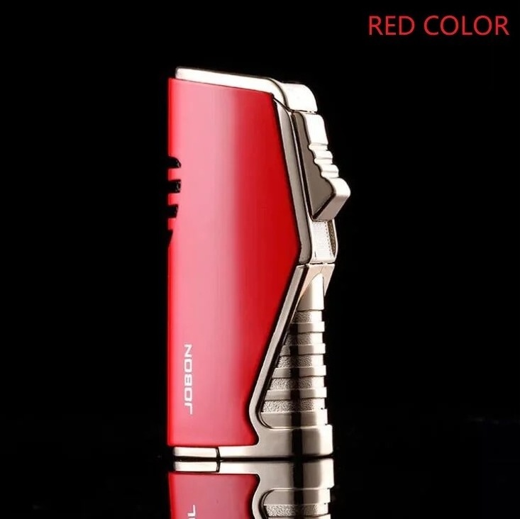 Wholesale Blue Triple Flame Jet Gas Butane Refillable Custom Lighter mecheros Cigar lighter Cool Metal Lighters