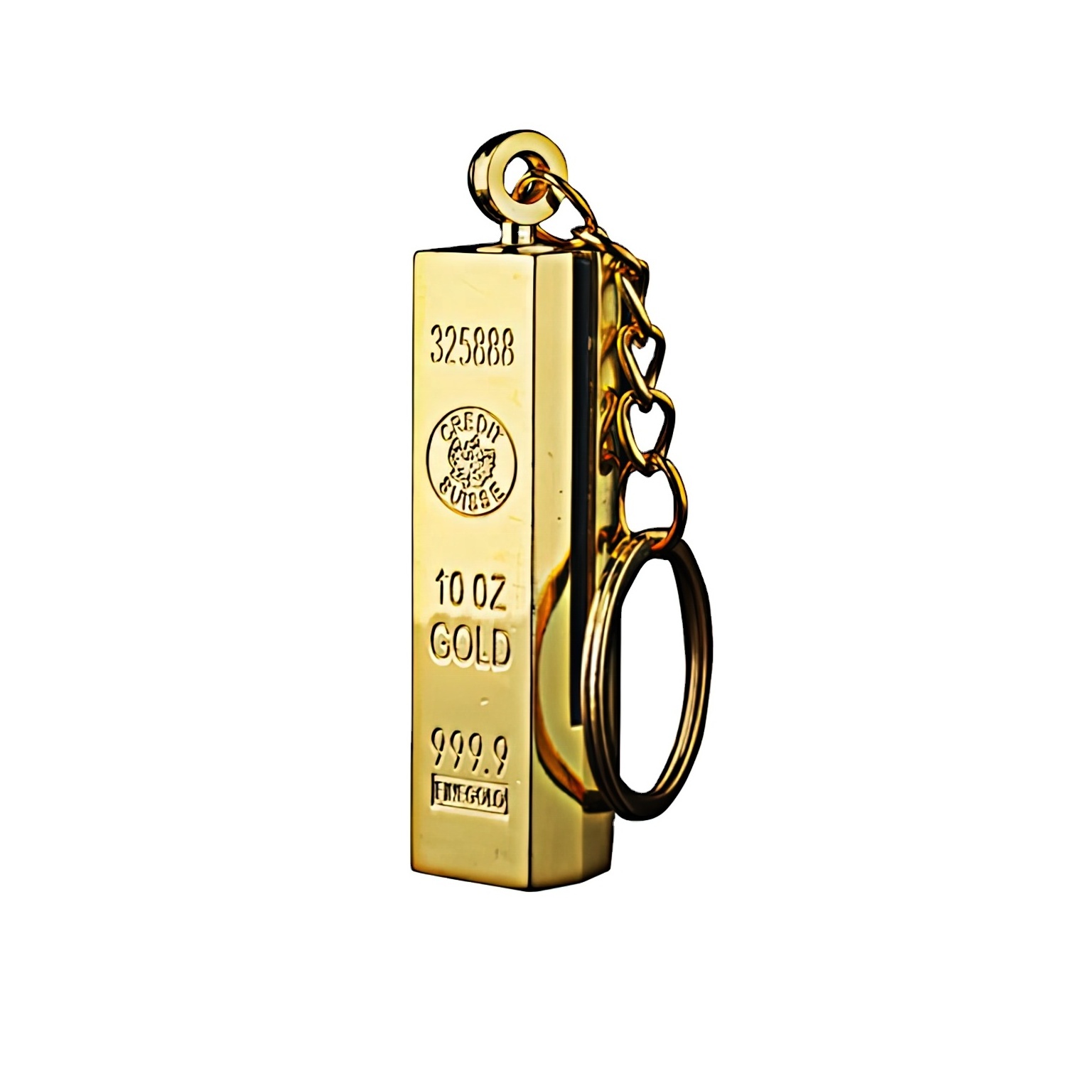 Hot Selling Mini Creative Gold Bars Match Oil Lighter,Portable Wholesale Waterproof forever match lighter With Keychain