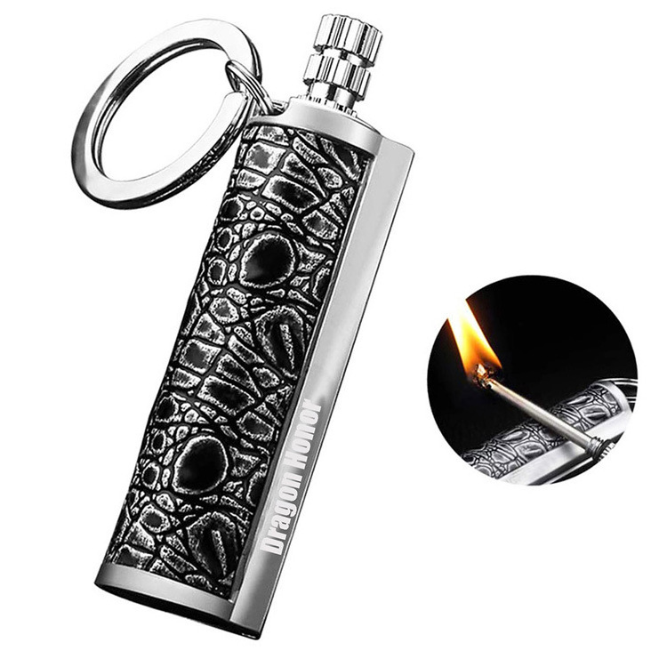 Jiaxin 2022 Most Popular Permanent forever match lighter Golden Match Lighter Matches Lighter Keychain