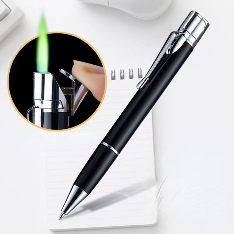 JIA XIN Creative signature pen lighter gas ballpoint pen windproof lighter personalized advertising gift customization