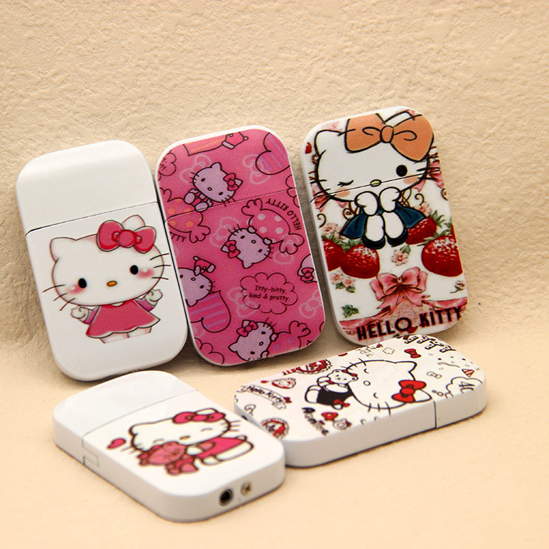 lighter keychain KT Cat My Melody sanrio keychain pink flame gas lighter lighters