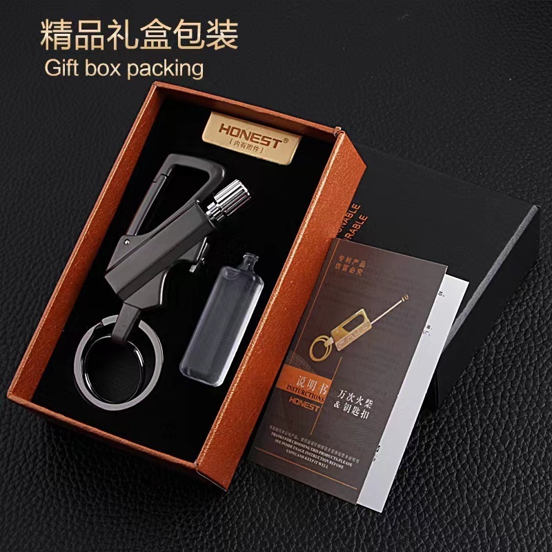 Wholesale Bottle Opener Digital & Parts Dragon Breath matchstick Keychain Lighter Matches Flint Fire Starter Lighter