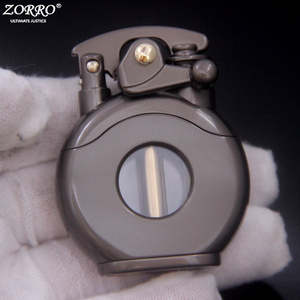 2023 The latest ZORRO Rocker arm transparent oil pot kerosene lighter visible oil tank rocker arm oil cotton machine