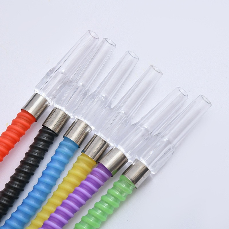 Wholesale Soft Handle Long Custom Logo Hookah Hose New Design Wholesale 1.8m Hookah Hose Disposable Shisha Hose