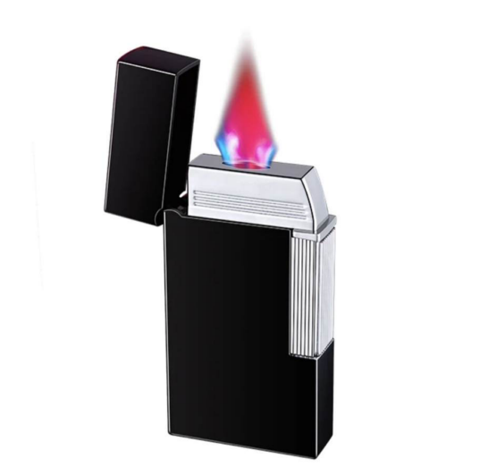 Calories Factory wholesale high quality pure copper lighter black paint Lucent gift box for friends