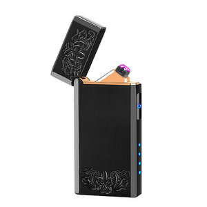 electric arc cool wholesale windproof custom electric lighter usb rechargeable