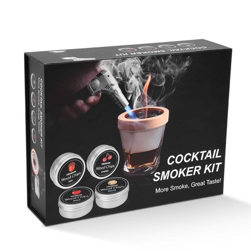 Customizable At-Home Cocktail Smokers : Cocktail Smoker Cocktail Smoker Kit with Torch