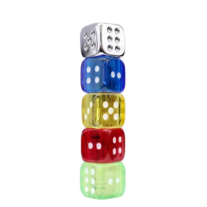 Colorful high appearance level creative windproof lighter green fire dice lighter Creative Led Colorful Dice Gas Lighter