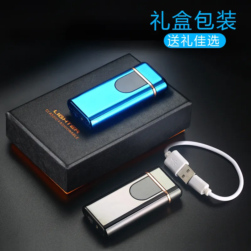 Customized logo is welcome.Flameless Rechargeable   Windproof  Luxury   Torch   Electronic  Cigar Lighter