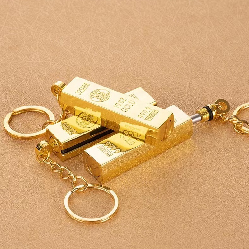 Jiaxin 2022 Most Popular Permanent Match Lighter Golden Match Lighter Matches Lighter Keychain