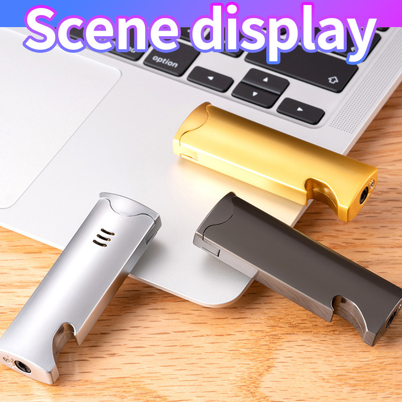 Butane Lighter Cigarette Wind Proof Cigar Torch Jet Lighter ,Torch Lighter with Bottle Opener