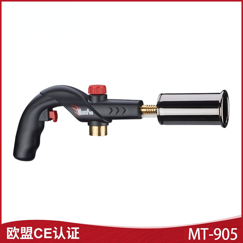 Portable adjustable outdoor camping barbecue welding gun dedicated to high temperature propane flamethrower