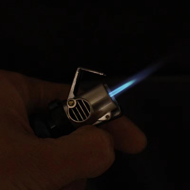 Wholesale mini torch lighter  handheld refillable Jet Flame blow torch lighter custom