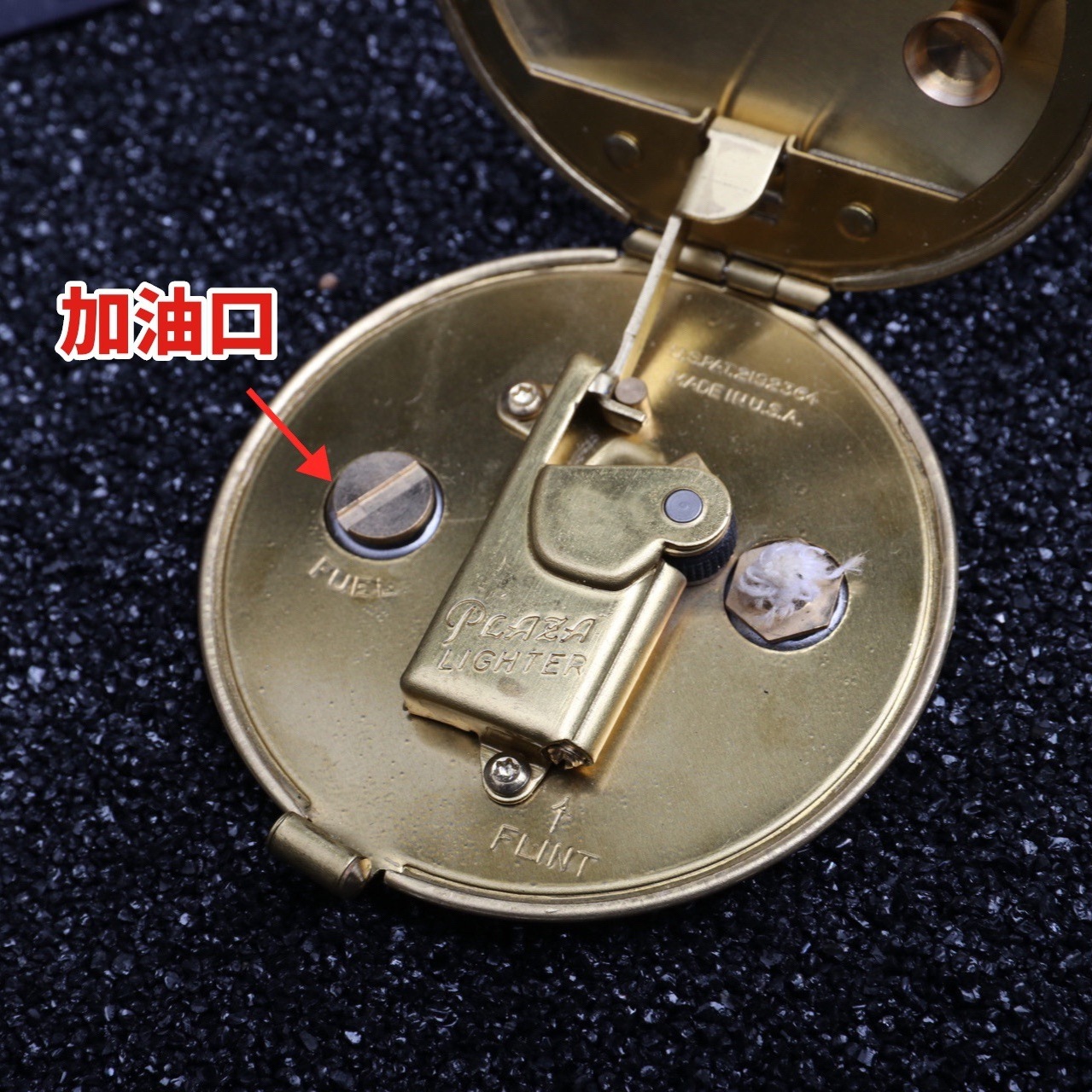 2023 most popular round flint  metal kerosene lighter Yto Inner liner Personality creative torch petrol oil lighter