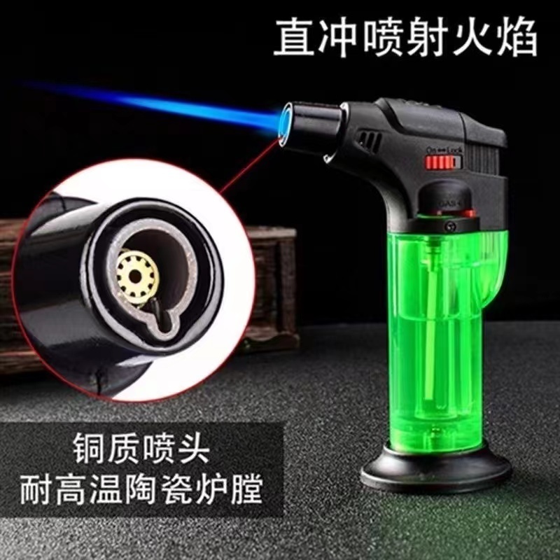 JX T232 Custom Logos cigarette Jet Torch Lighter Windproof Gas Butane Camping BBQ Gas Refillable Torch Lighter For Candle