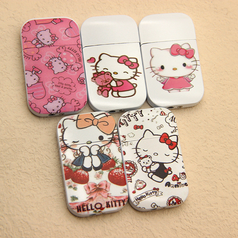 lighter keychain KT Cat My Melody sanrio keychain pink flame gas lighter lighters