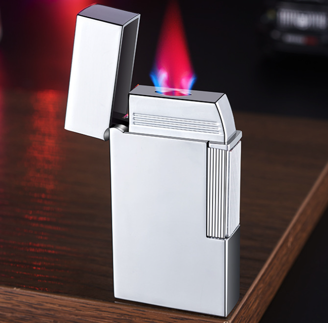 Calories Factory wholesale high quality pure copper lighter black paint Lucent gift box for friends