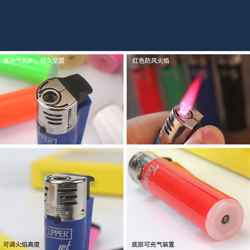 2024 New Cheap plastic Other Lighters & Smoking Accessories pink flame gas lighter