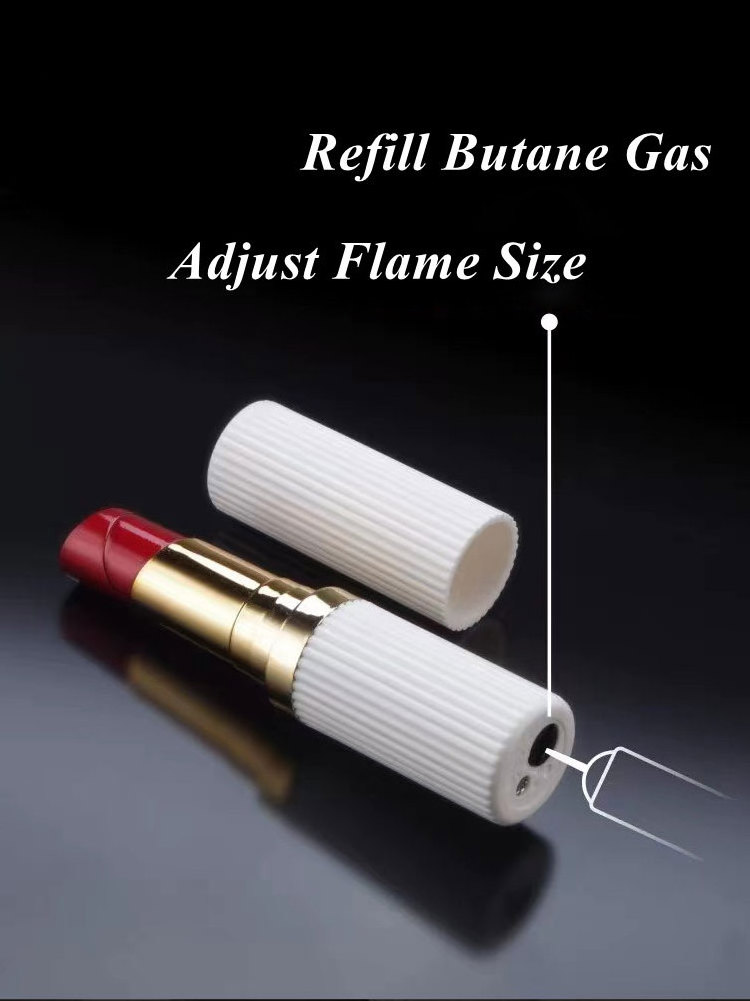 wholesale novelty lighters gas lighter torch lipstick lighter for women