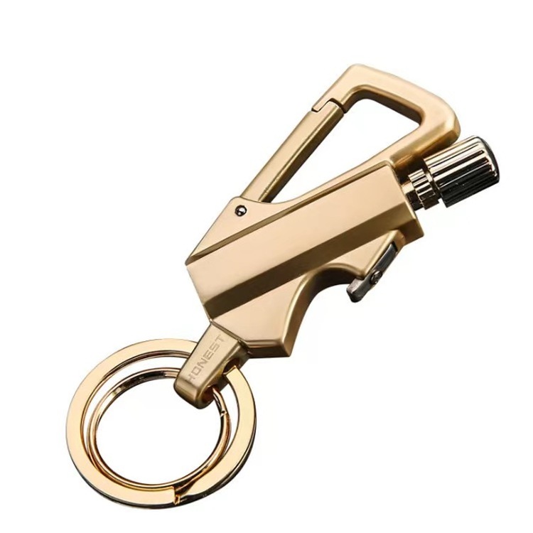 Flint Lighter key chain with opener and lighter Kerosene Chain Lighter match oil lighter