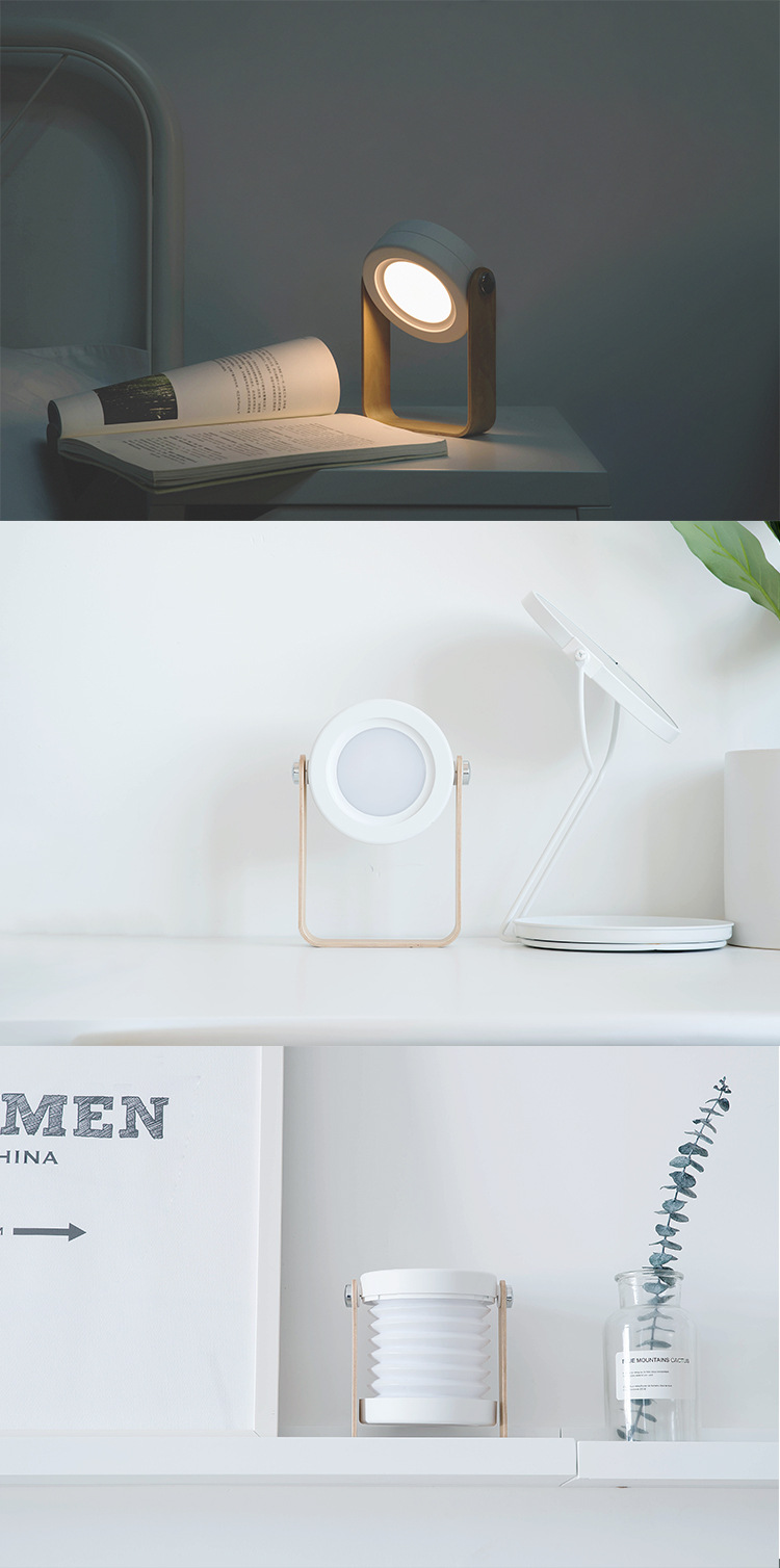 USB rechargeable LED Night Light Portable Lantern Lamp Foldable Dimmable Night Light Portable foldable night light