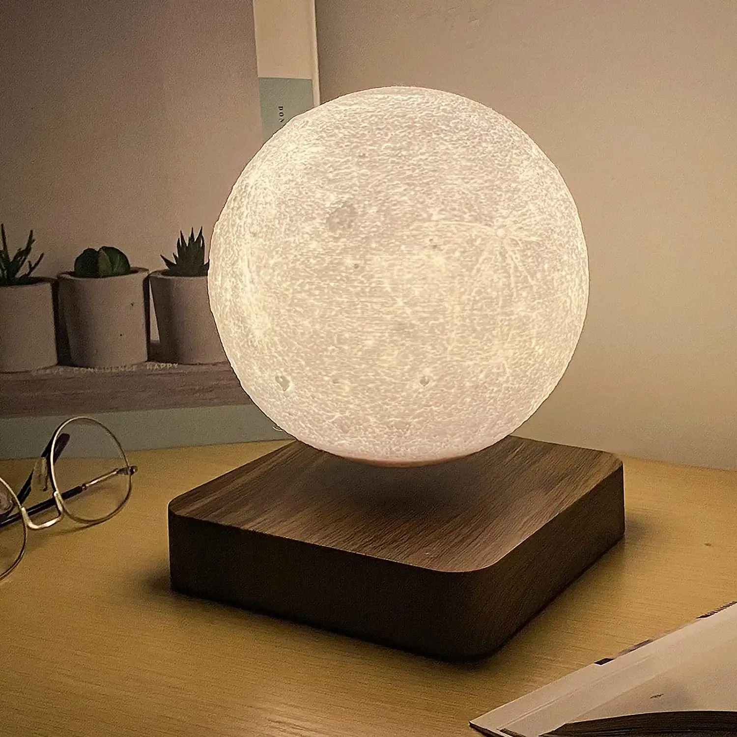 Magnetic Levitating Moon Lamp Floating Luna Moon Light 3d printing magnetic levitating moon light