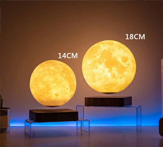 Magnetic Levitating Moon Lamp Floating Luna Moon Light 3d printing magnetic levitating moon light