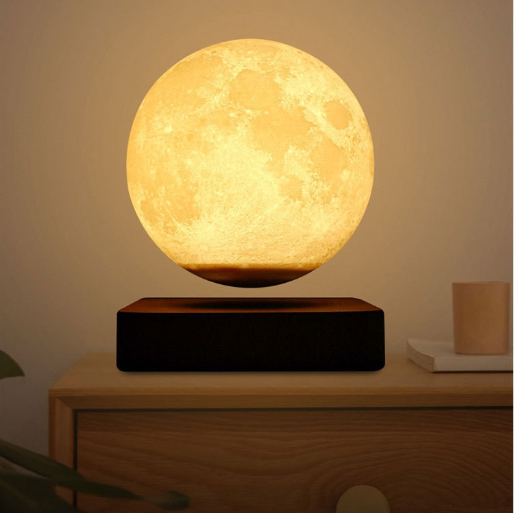 Magnetic Levitating Moon Lamp Floating Luna Moon Light 3d printing magnetic levitating moon light