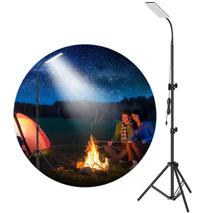 2023 Adjustable Tripod Stand Pole Outdoor Work BBQ USB Light Powerful Light Multifunction Portable LED Camping Lanterns