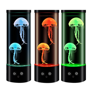 Custom Jellyfish Lamp Bedside Night Light Color Changing Jellyfish Tank Aquarium Led Relaxing Mood Lights Jellyfish Lava Lamp