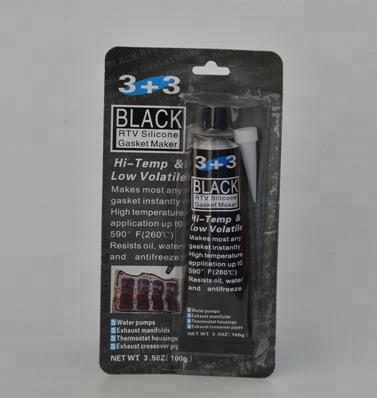 85ml 35g 85g 50g 15g Hi Temp Black RTV Silicone Gasket Maker Mibao RTV  for auto parts