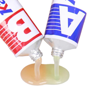 1011 Elevator Glue MMA acrylic resin ab glue in red and green color after mix white high strength