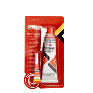 Forsen ultra High temperature resistance Acetic Silicone Sealant RED RTV gasket maker