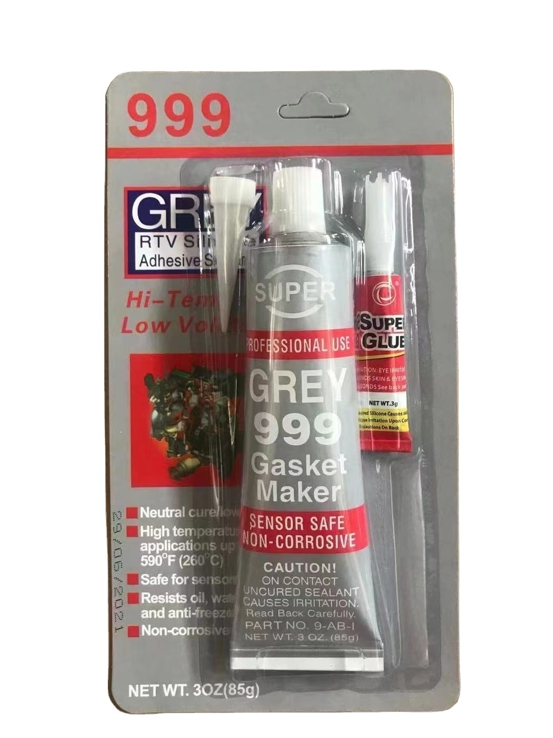 85G 100G 110G Engine Gasket Sealant Ultra Grey RTV Gasket Maker 3 3 silicones