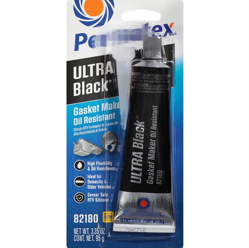 Facoty Price RTV Silicone Sealant Support Customize Permate x 82180 Ultra Black Gasket Maker