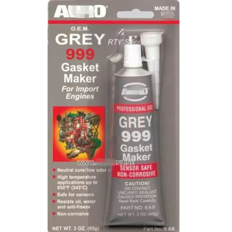 abr0 999 grey gasket maker,high temperature gasket glue, silicona mega grey versachem mega grey 99938