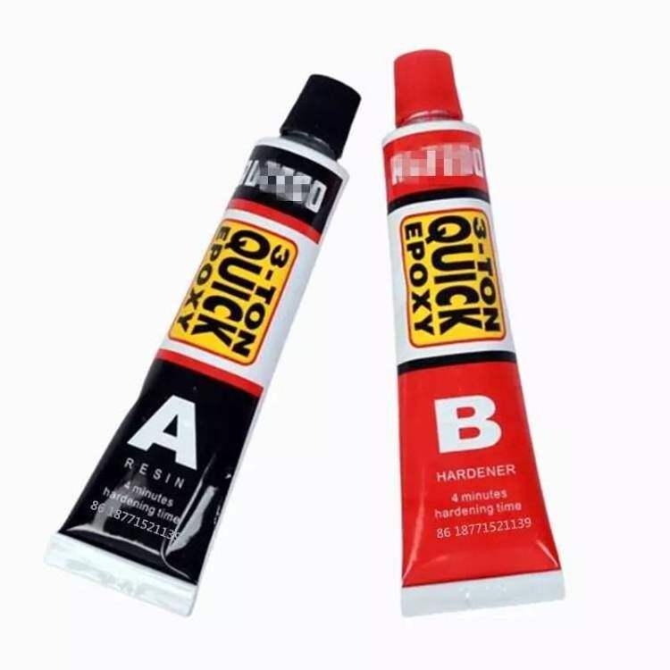 Pakistan hot selling super a&b combination Waterproof Adhesive Two - Component Glue epoxy resin glue 4mins ab glue