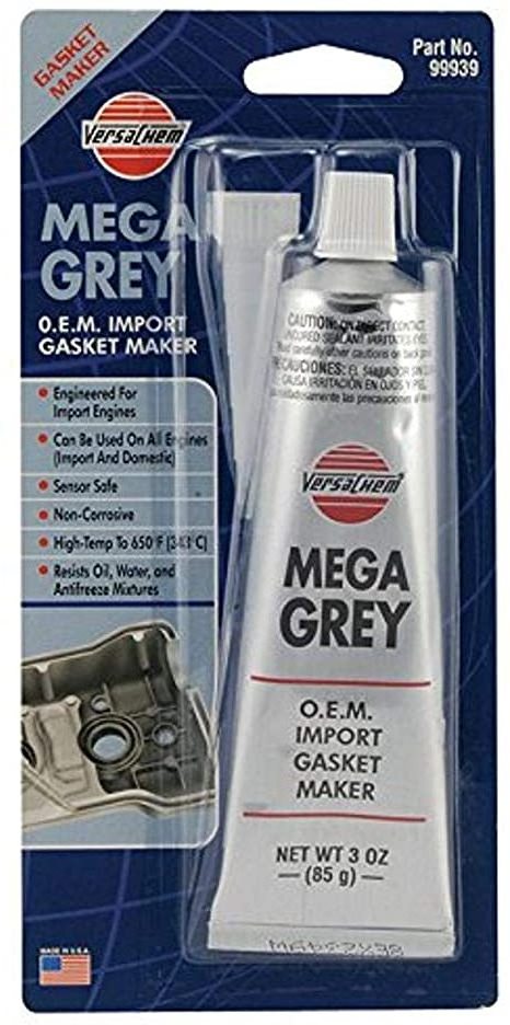 Mega Grey Versache m RTV Silicone Gasket Maker 85g Silicone Sealant With Super Glue