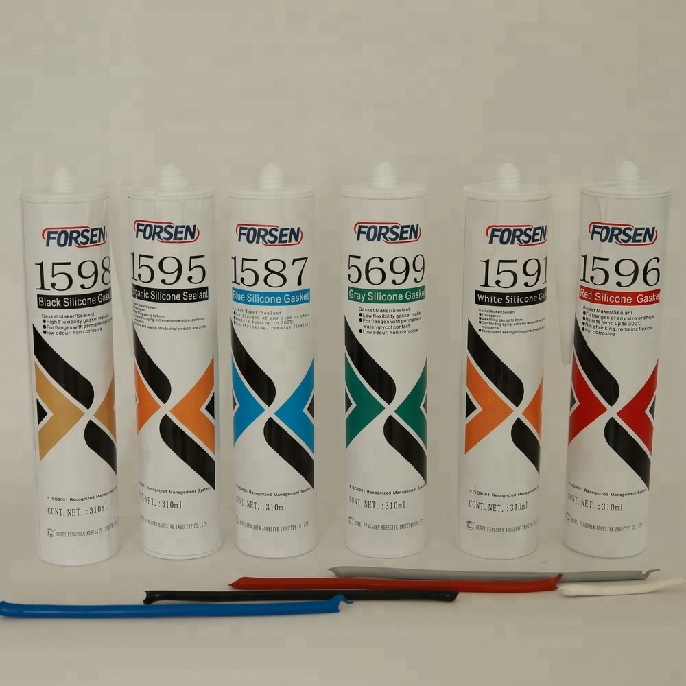 China Fonsin Blue RTV silicone sealant, 310ml general purpose RTV silicone gasket maker mega TCM tech hi temp