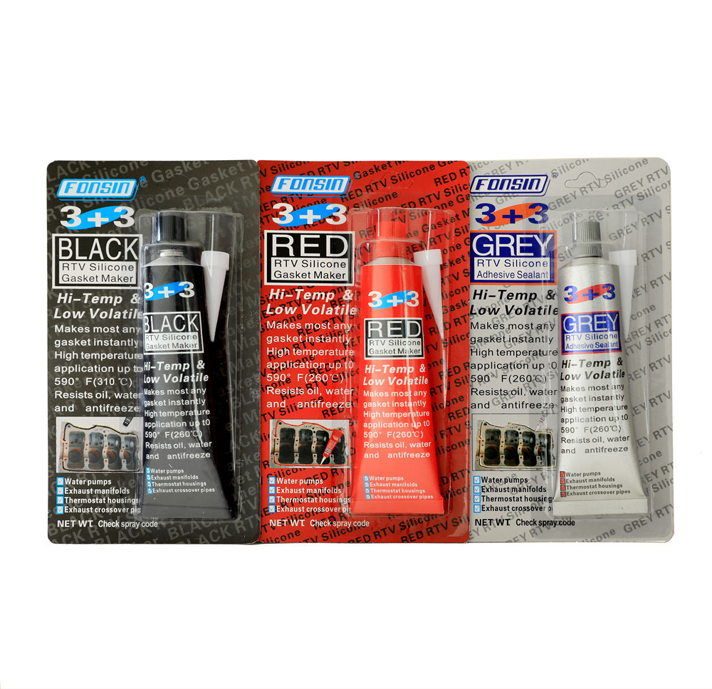 RTV gasket maker SUPER 999 silicon sealant gum,silicone rtv 999