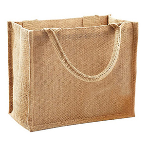 Wholesale Custom High Quality Large Eco Cotton Linen handbags Hessian Hemp Jute Grocery Shopping Tote Bags