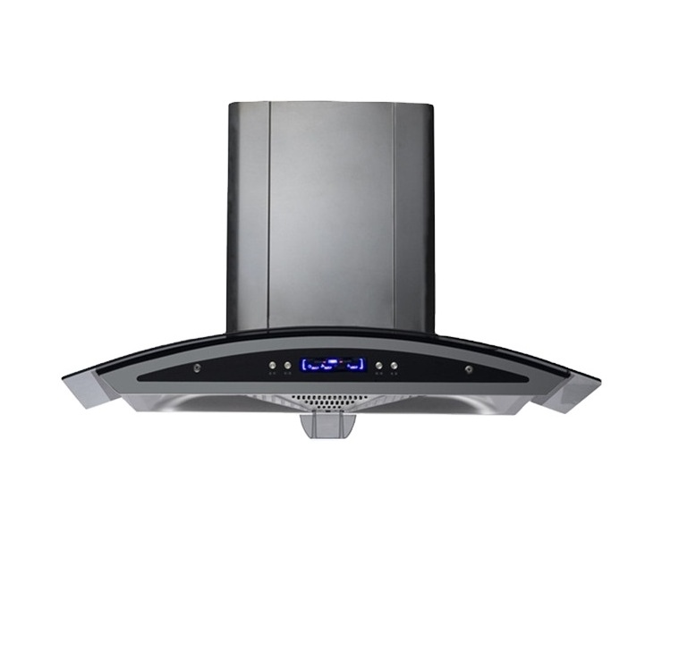 CKD commercial range hood with stainless steel color chimney