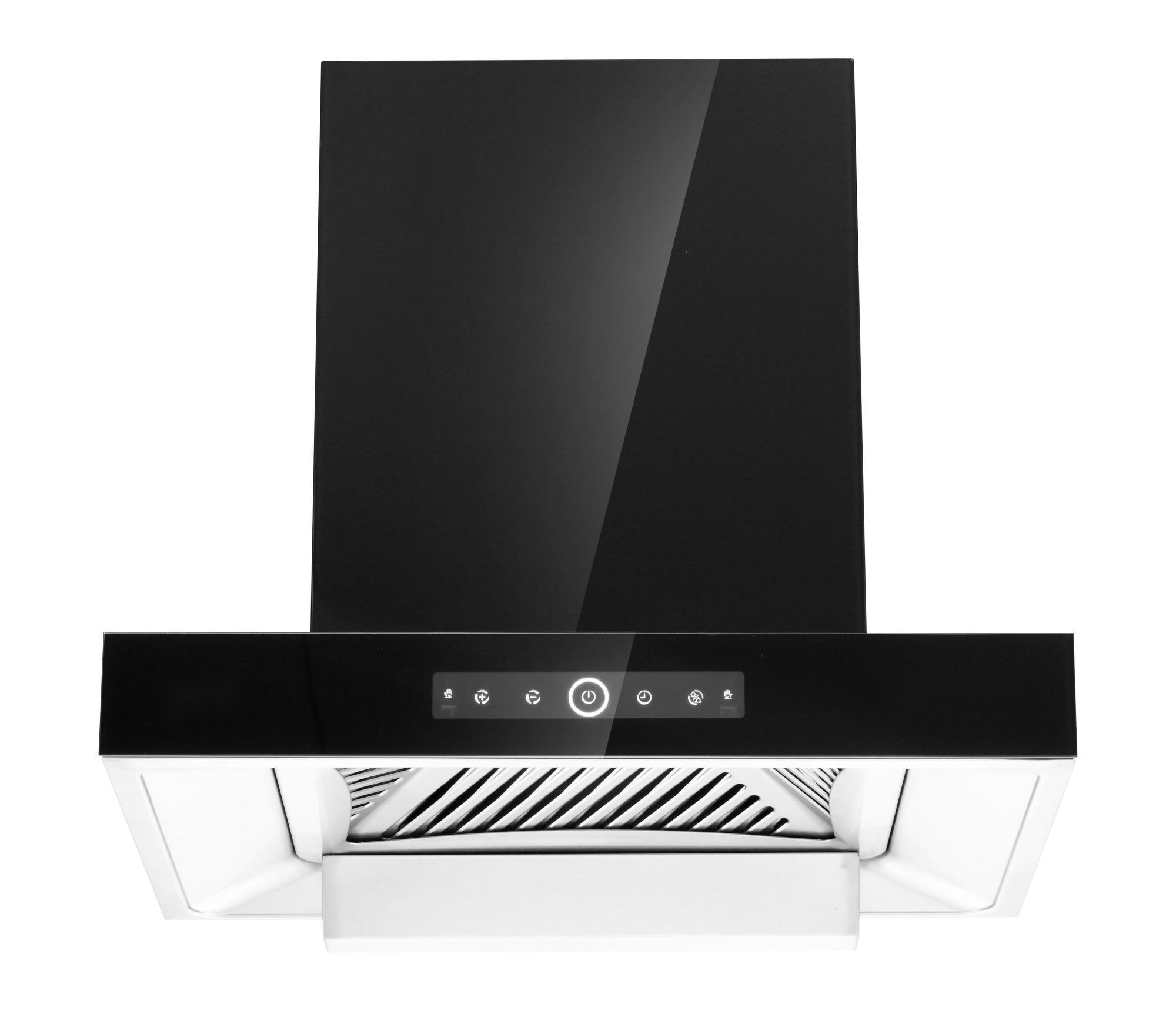 Kitchen appliance Led Lighting Slim Range Hood/chimney With Two Stainless Steel Filter