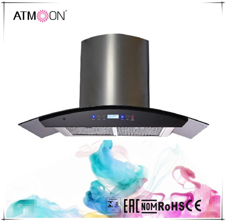 hot sale products big touch switch european style kitchen range hood cooker hood chimney hood LED lamp